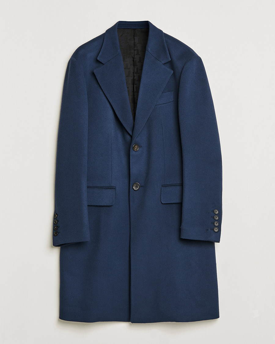 Herre | Jakker | Lanvin | Classic Wool Coat Midnight Blue