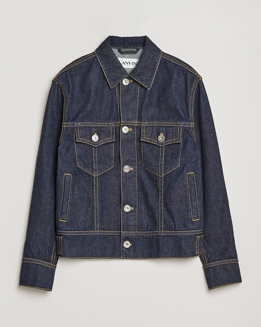 Herre | Jakker | Lanvin | Denim Jacket Navy Blue