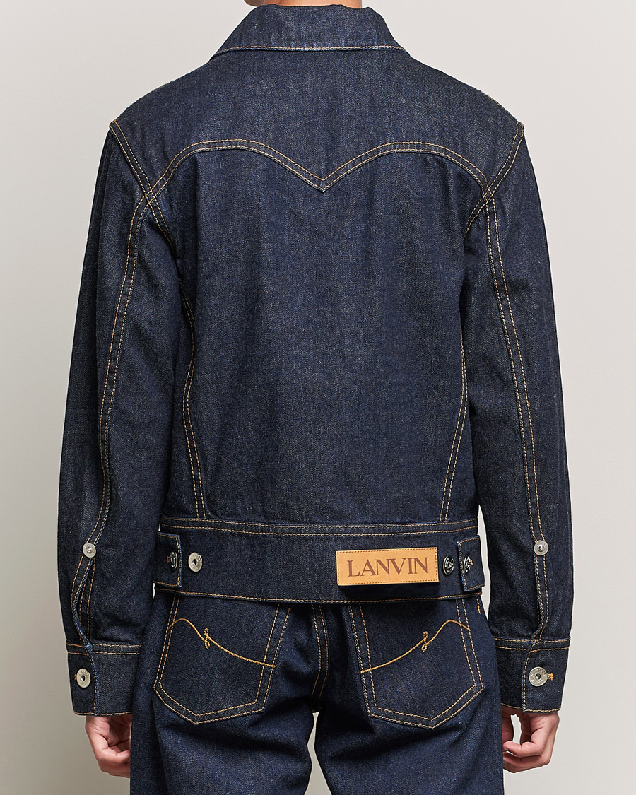 Herre | Jakker | Lanvin | Denim Jacket Navy Blue