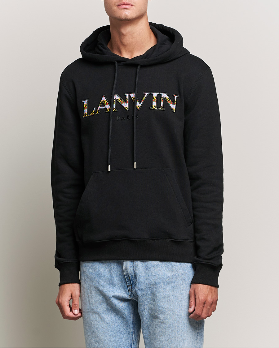Herre | Trøjer | Lanvin | Curb Logo Hoodie Black