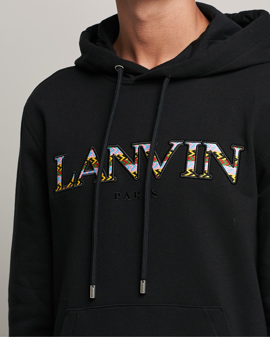 Herre | Trøjer | Lanvin | Curb Logo Hoodie Black