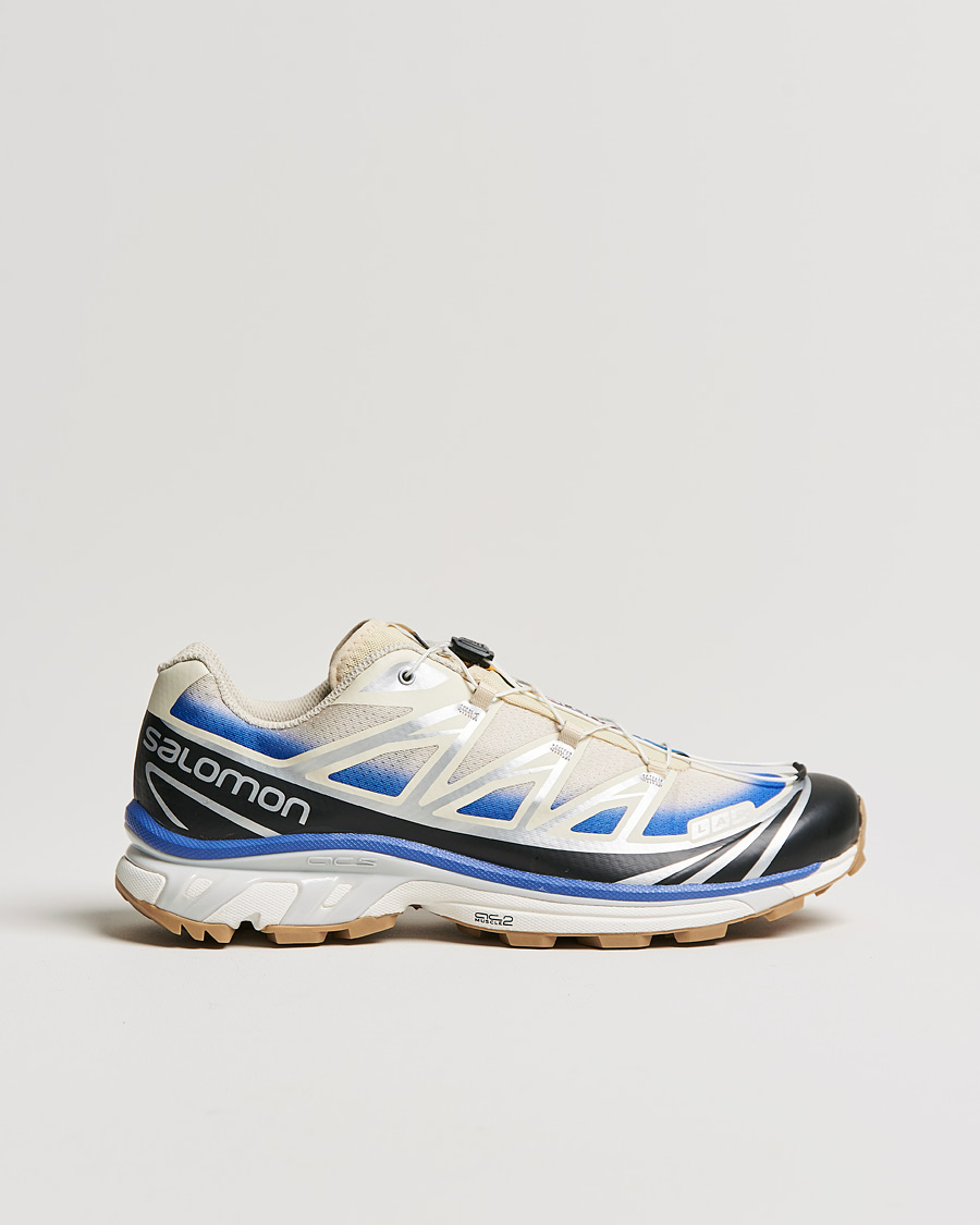 Herre | Salomon XT-6 Skyline Running Sneakers Sand/Blue | Salomon | XT-6 Skyline Running Sneakers Sand/Blue