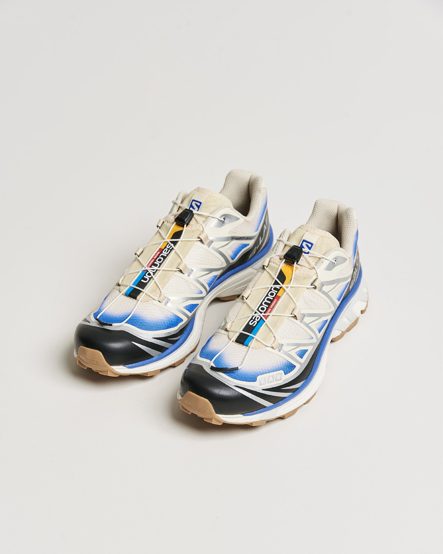Herre | Salomon XT-6 Skyline Running Sneakers Sand/Blue | Salomon | XT-6 Skyline Running Sneakers Sand/Blue