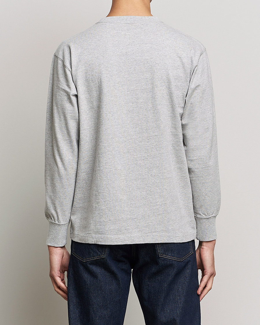 Herre | T-Shirts | Snow Peak | Recycled Cotton Heavy L/S T shirt Medium Grey