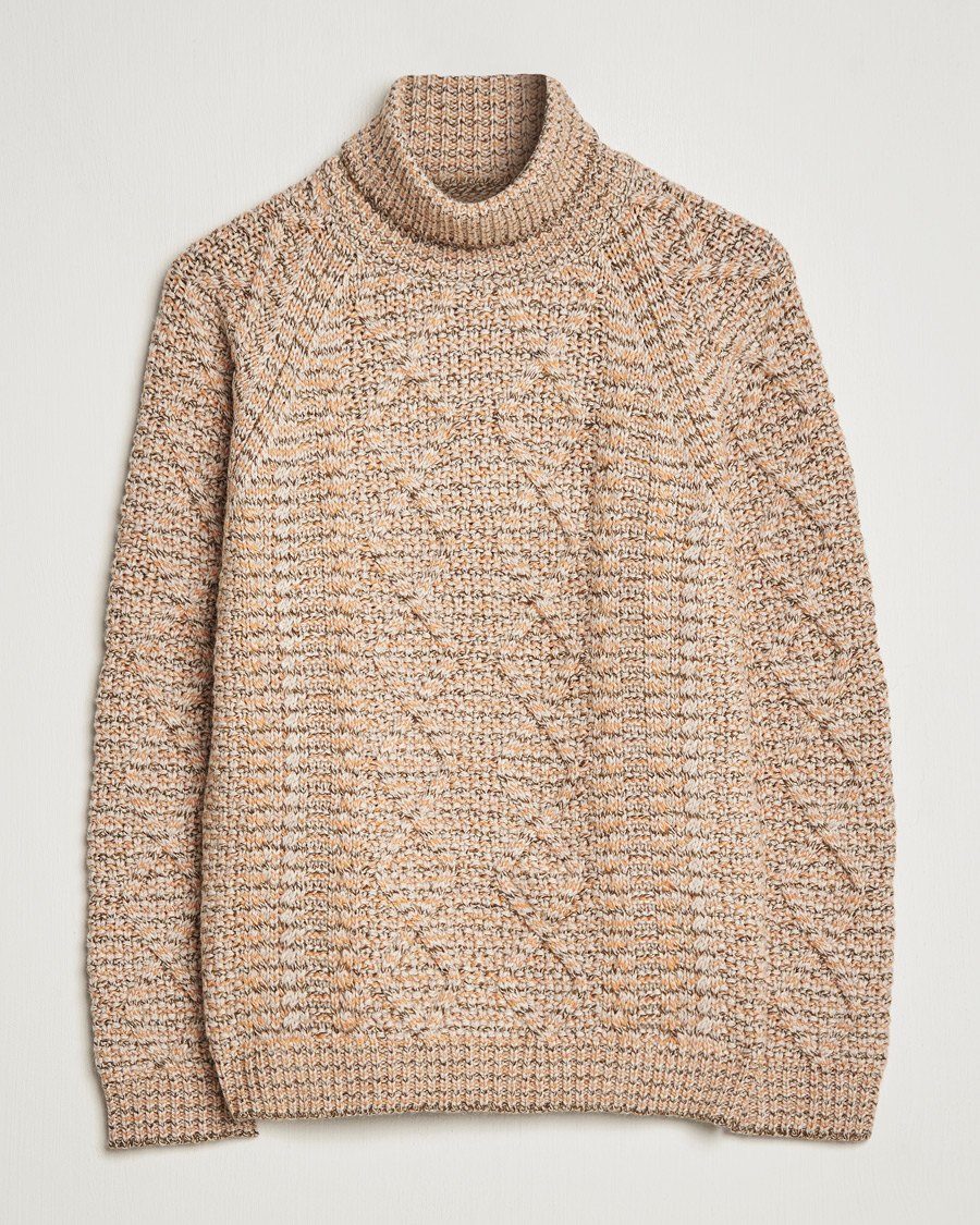 Herre | Trøjer | Snow Peak | Alpaca Mix Turtleneck Ecru