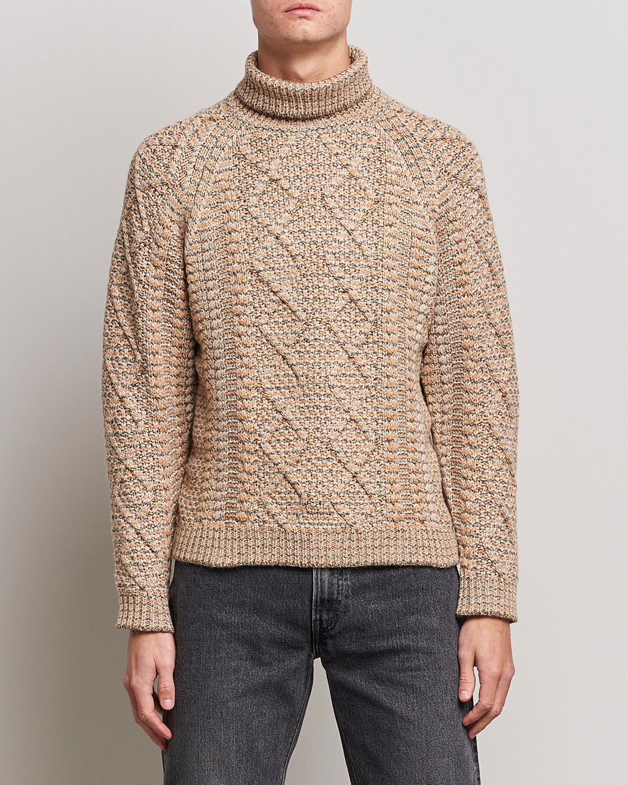 Herre | Trøjer | Snow Peak | Alpaca Mix Turtleneck Ecru