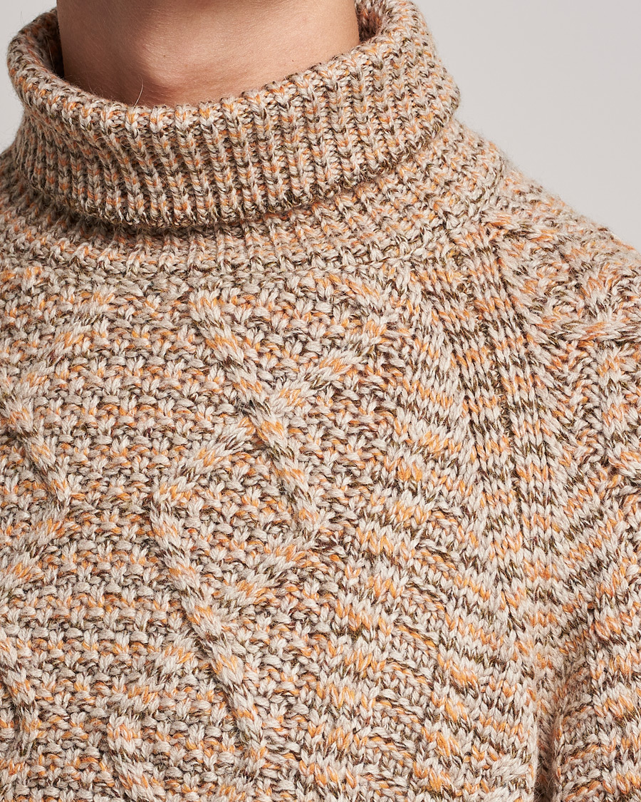 Herre | Trøjer | Snow Peak | Alpaca Mix Turtleneck Ecru