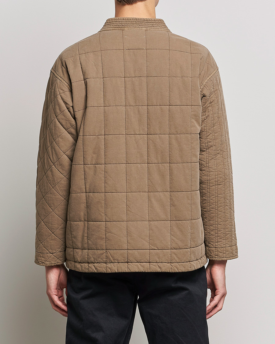 Herre | Trøjer | Snow Peak | Patchwork Quilted Noragi Jacket Brown