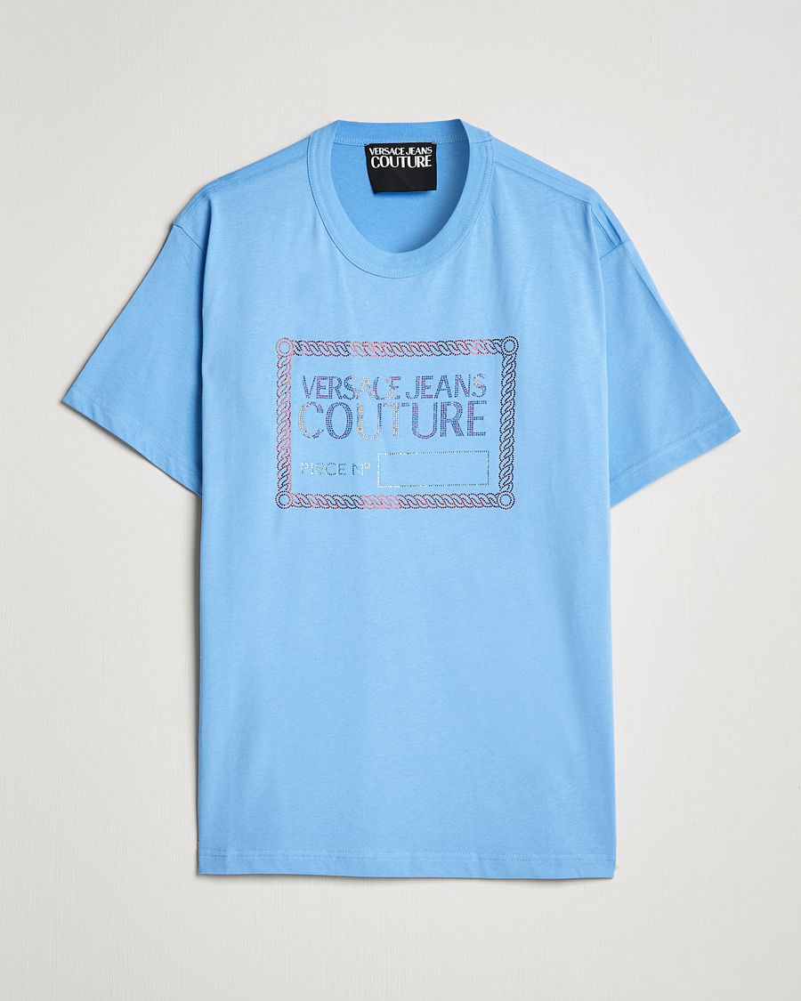 Herre | T-Shirts | Versace Jeans Couture | Piece Nr T-Shirt Sky Blue