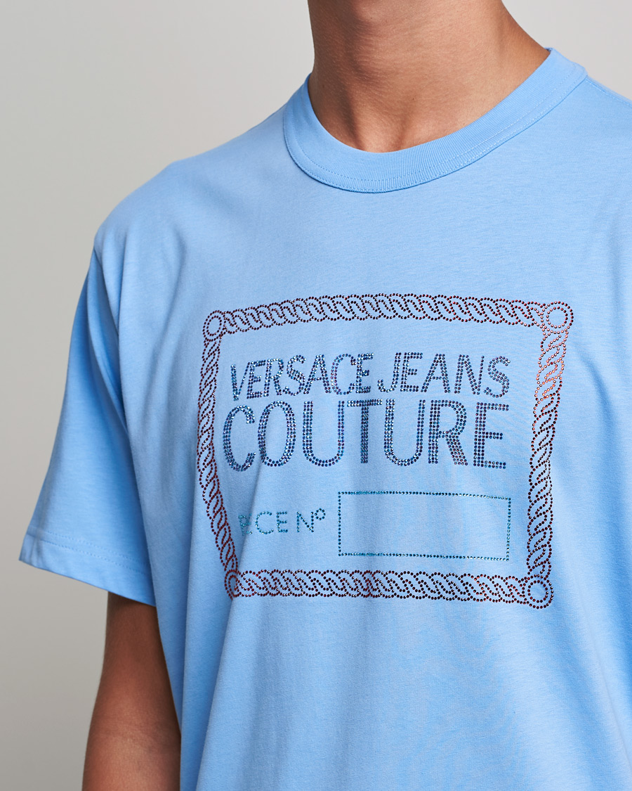 Herre | T-Shirts | Versace Jeans Couture | Piece Nr T-Shirt Sky Blue
