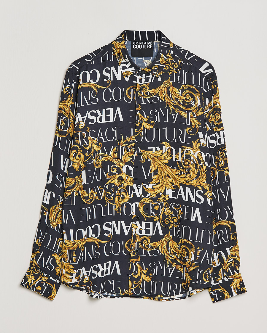 Herre | Skjorter | Versace Jeans Couture | Logo Baroque Shirt Black