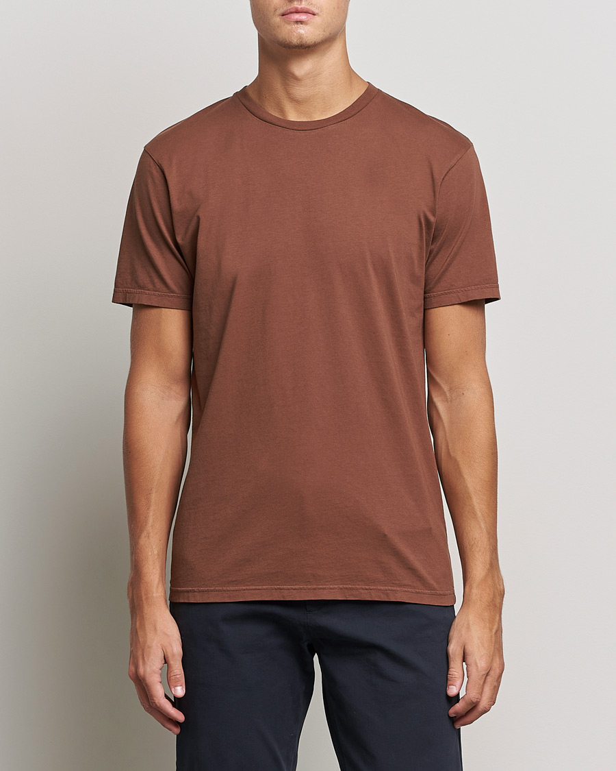 Herre | Kortærmede t-shirts | Colorful Standard | Classic Organic T-Shirt Cinnamon Brown