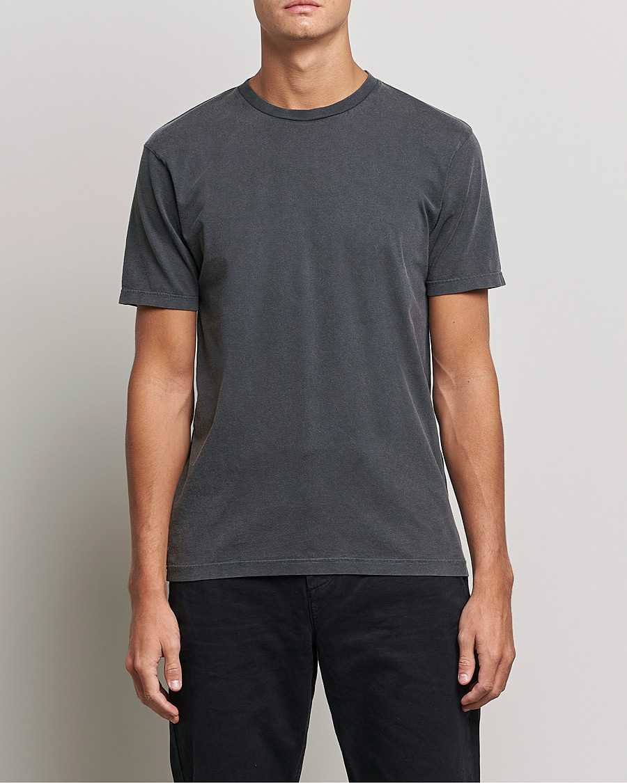 Herre | Kortærmede t-shirts | Colorful Standard | Classic Organic T-Shirt Faded Black