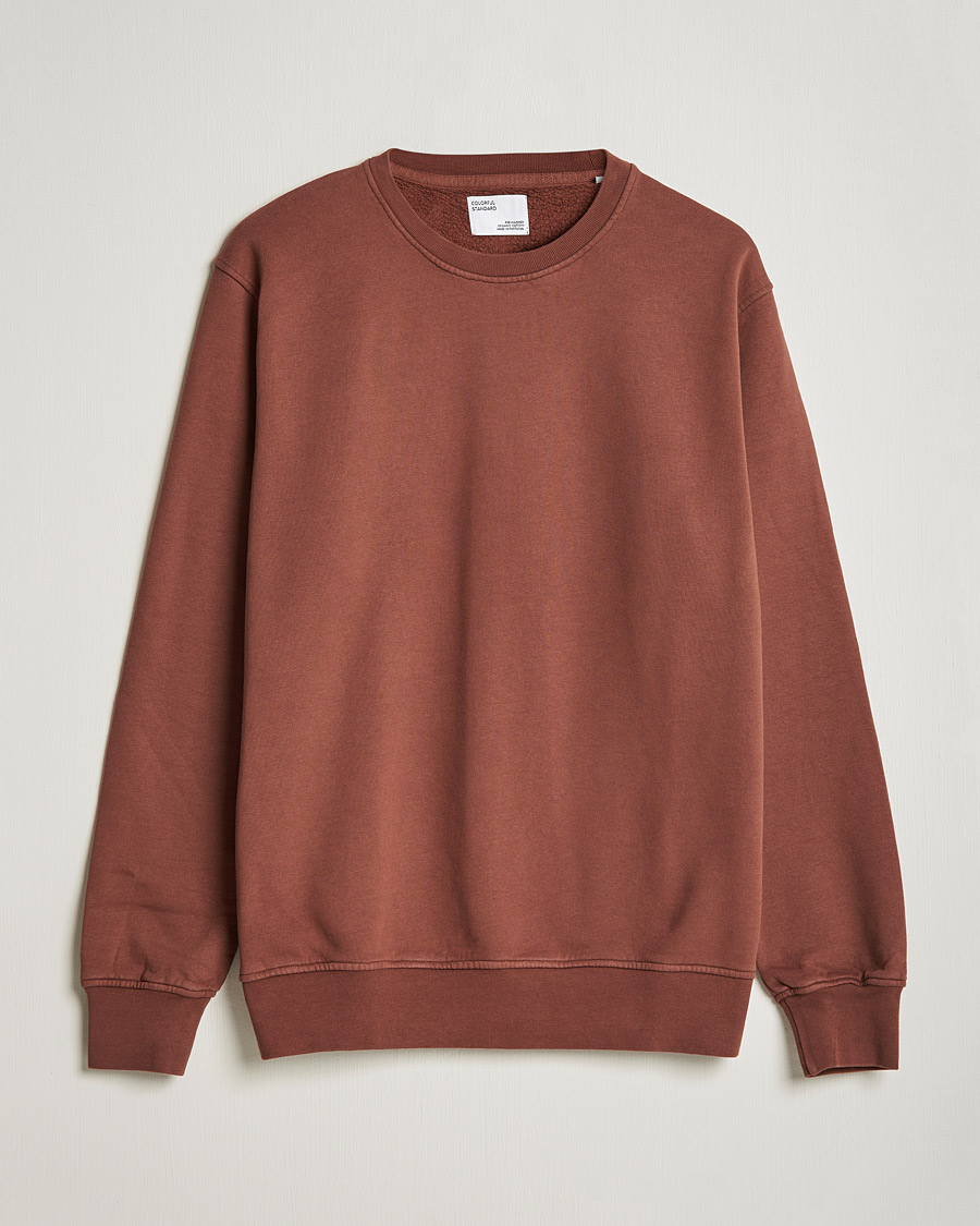 Herre | Trøjer | Colorful Standard | Classic Organic Crew Neck Sweat Cinnamon Brown