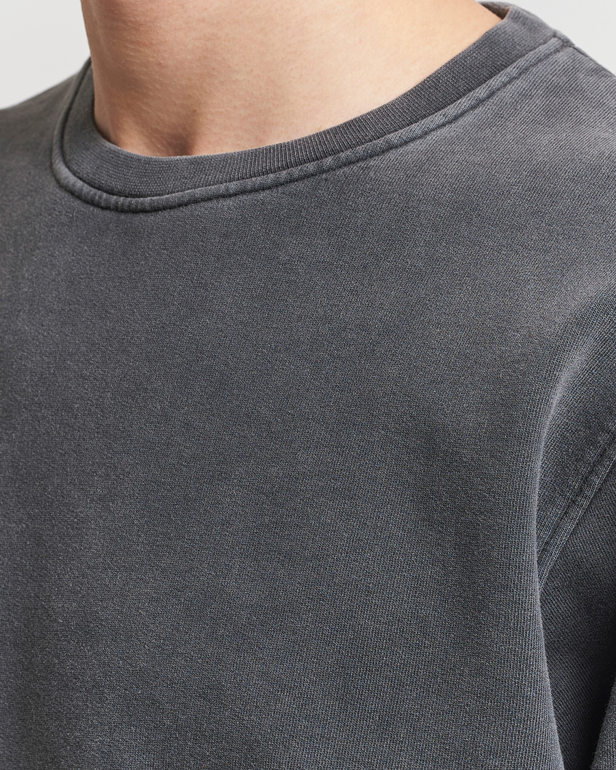 Herre | Trøjer | Colorful Standard | Classic Organic Crew Neck Sweat Faded Black