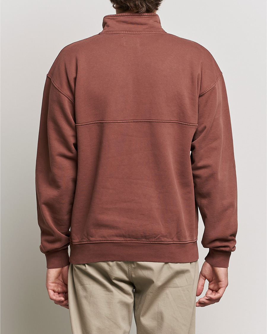 Herre | Trøjer | Colorful Standard | Classic Organic Half-Zip Cinnamon Brown