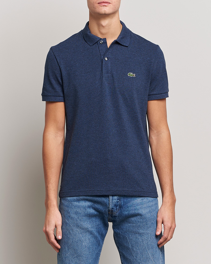 Herre | Polotrøjer | Lacoste | Slim Fit Polo Piké Dark Indigo Blue