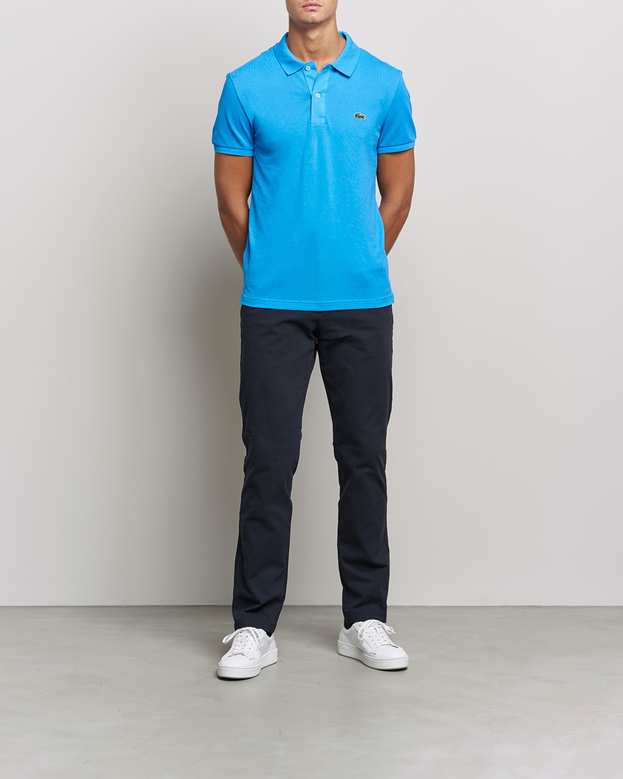 Herre | Polotrøjer | Lacoste | Slim Fit Polo Piké Argentine Blue