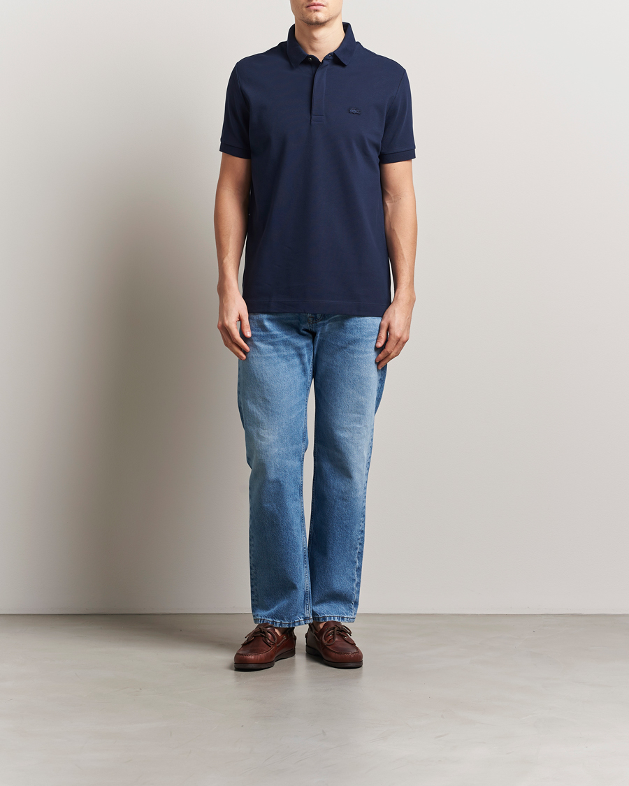 Herre | Polotrøjer | Lacoste | Paris Polo Piké Navy Blue