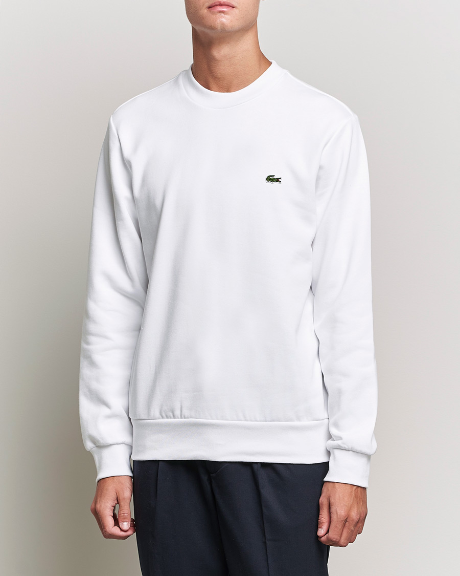 Herre | Nyheder | Lacoste | Crew Neck Sweatshirt White