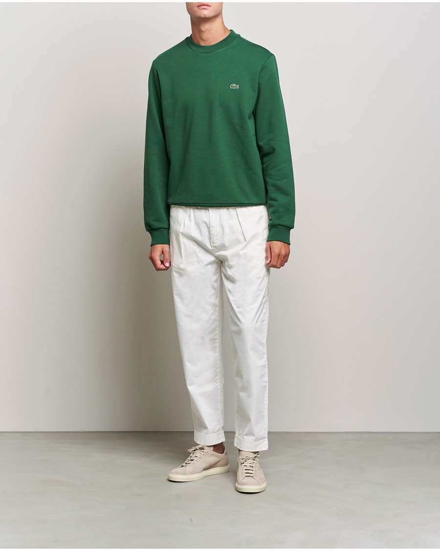 Herre | Trøjer | Lacoste | Crew Neck Sweatshirt Green