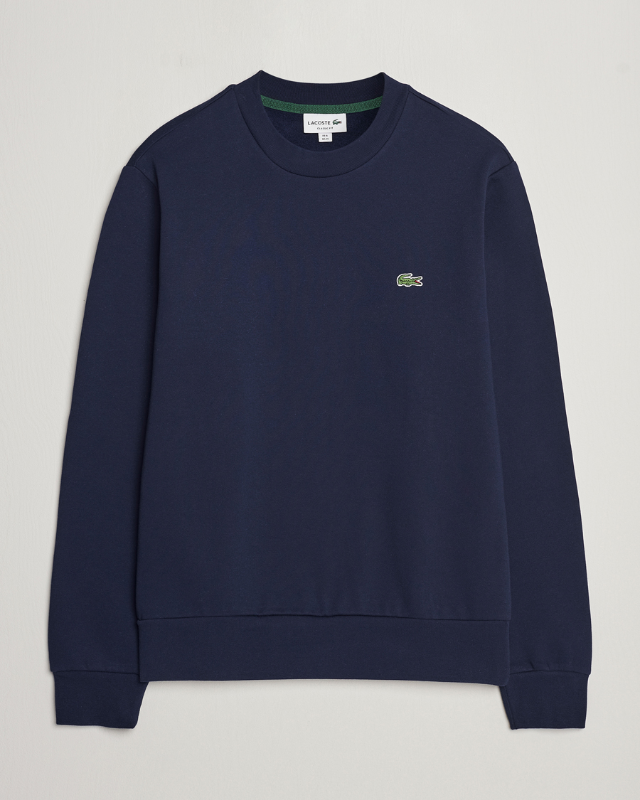 Herre |  | Lacoste | Crew Neck Sweatshirt Navy