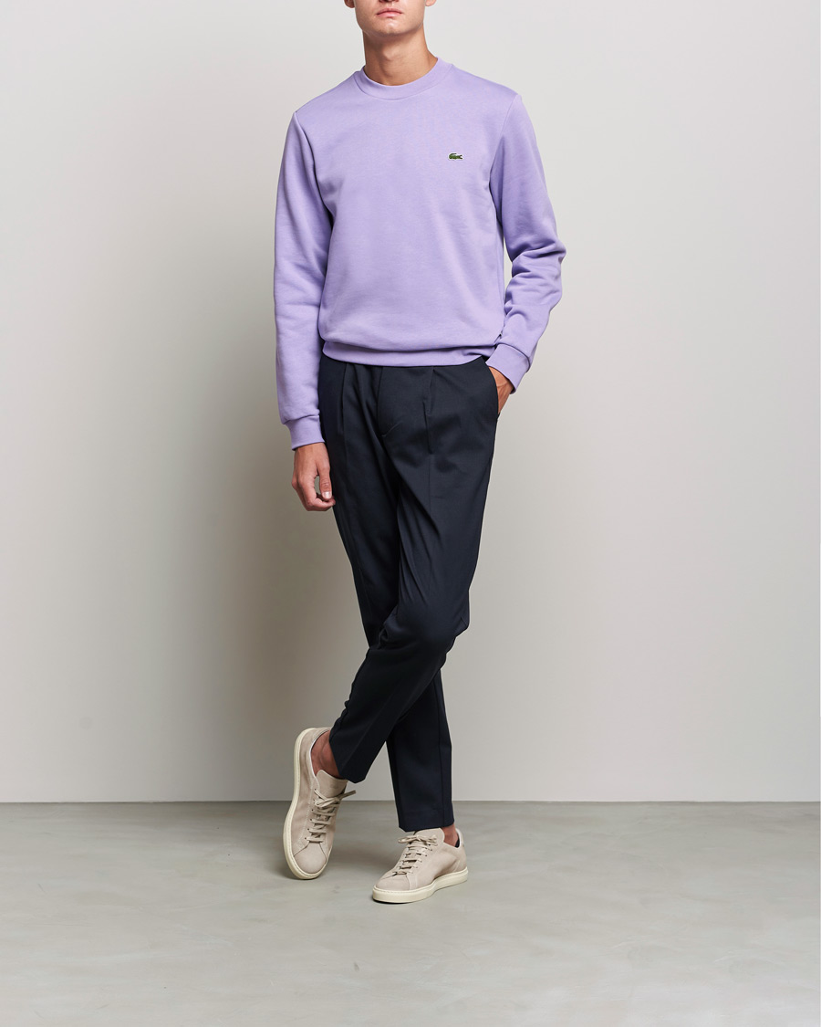 Herre | Trøjer | Lacoste | Crew Neck Sweatshirt Neva Purple