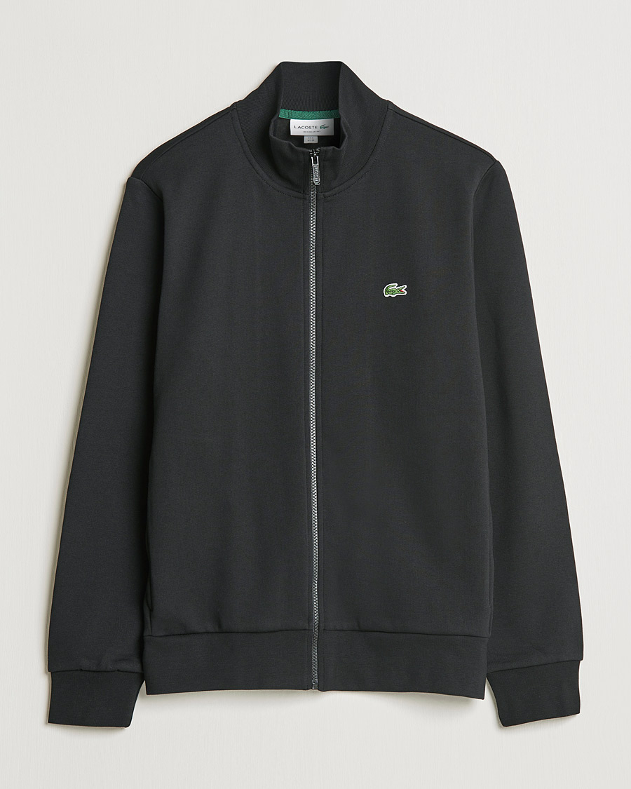 Herre |  | Lacoste | Full Zip Sweater Black