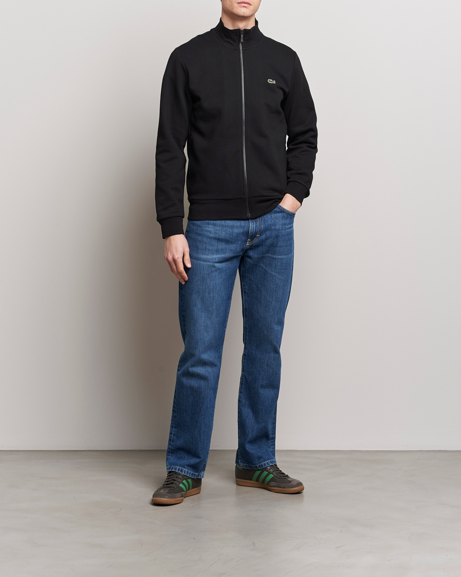 Herre | Trøjer | Lacoste | Full Zip Sweater Black