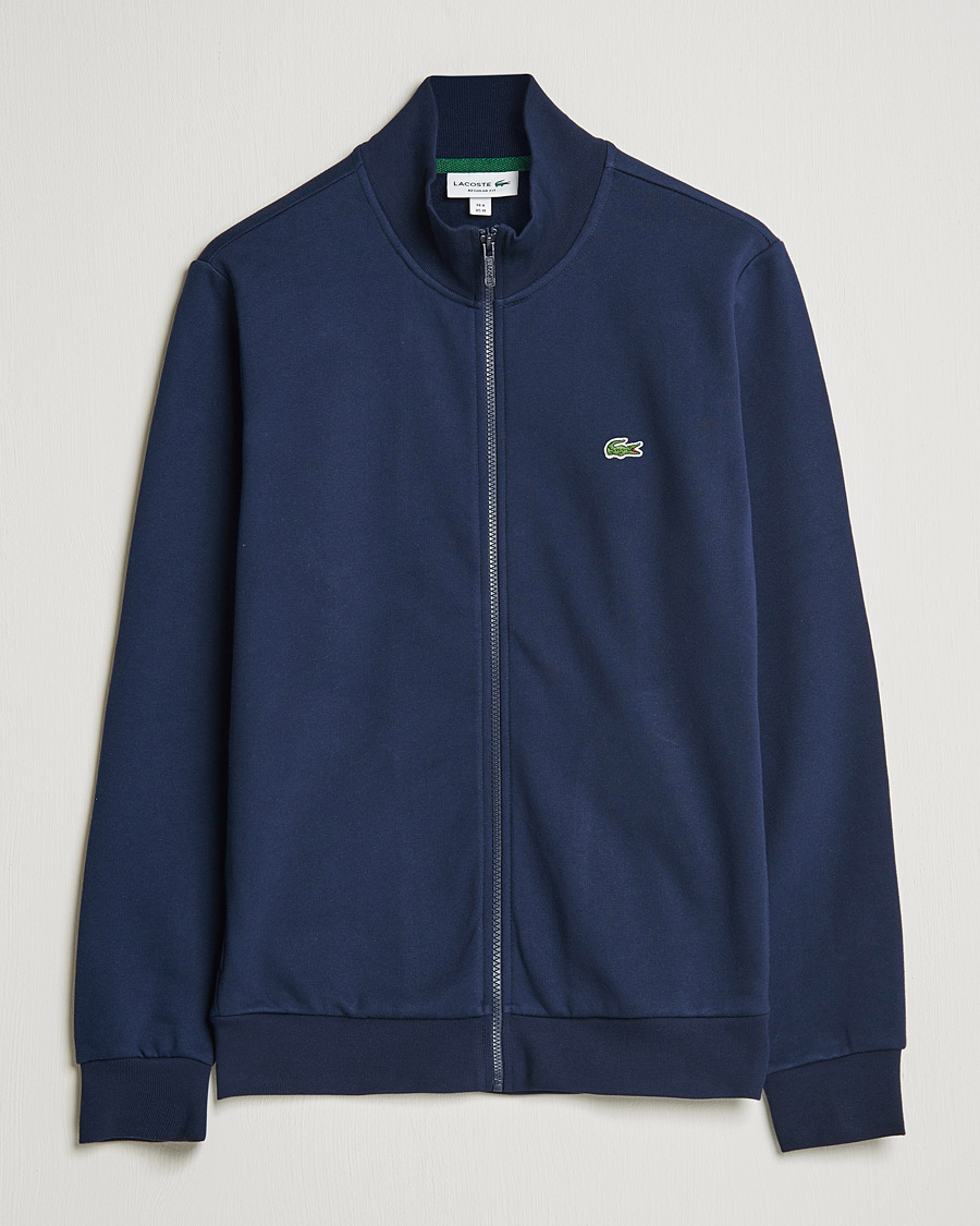 Herre | Trøjer | Lacoste | Full Zip Sweater Navy