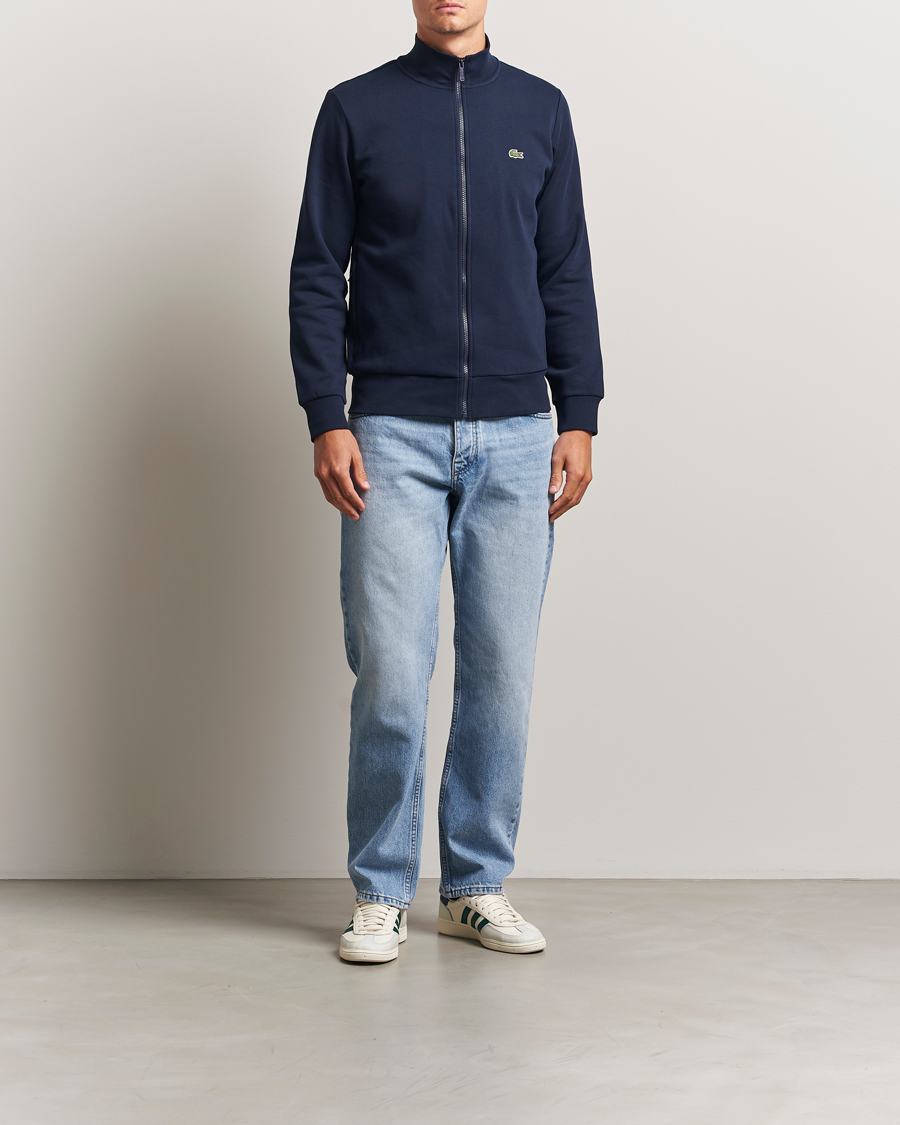 Herre | Trøjer | Lacoste | Full Zip Sweater Navy