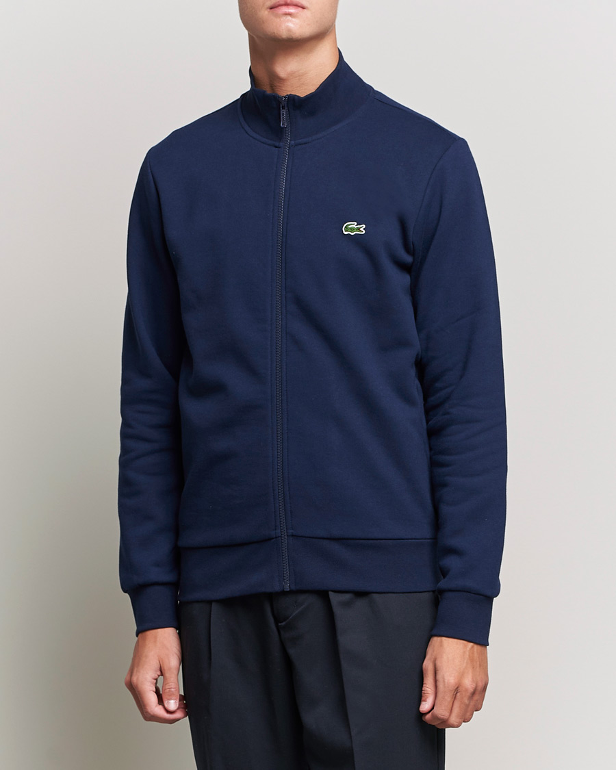 Herre | Tøj | Lacoste | Full Zip Sweater Navy