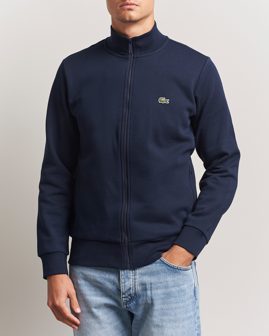 Herre | Trøjer | Lacoste | Full Zip Sweater Navy