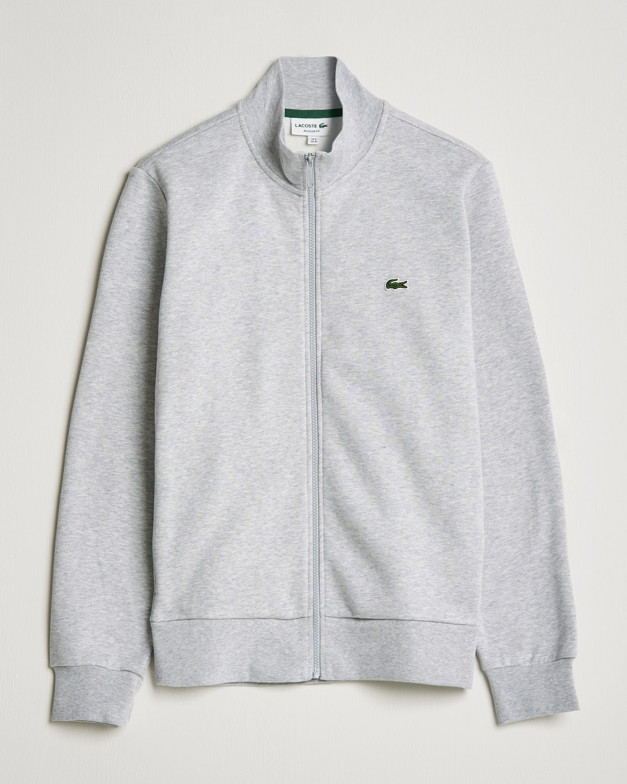 Herre | Trøjer | Lacoste | Full Zip Sweater Silver Chine