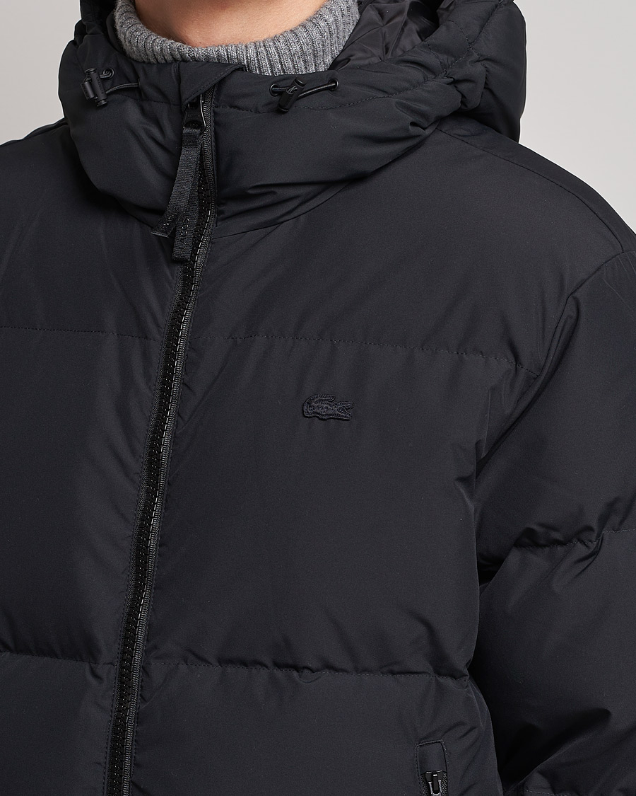 Herre | Jakker | Lacoste | Hooded Lightweight Jacket Black