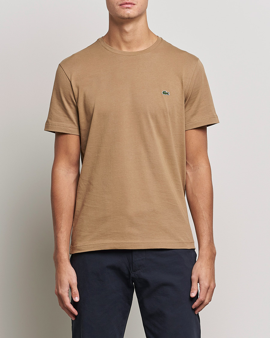 Herre | T-Shirts | Lacoste | Crew Neck Tee Leafy