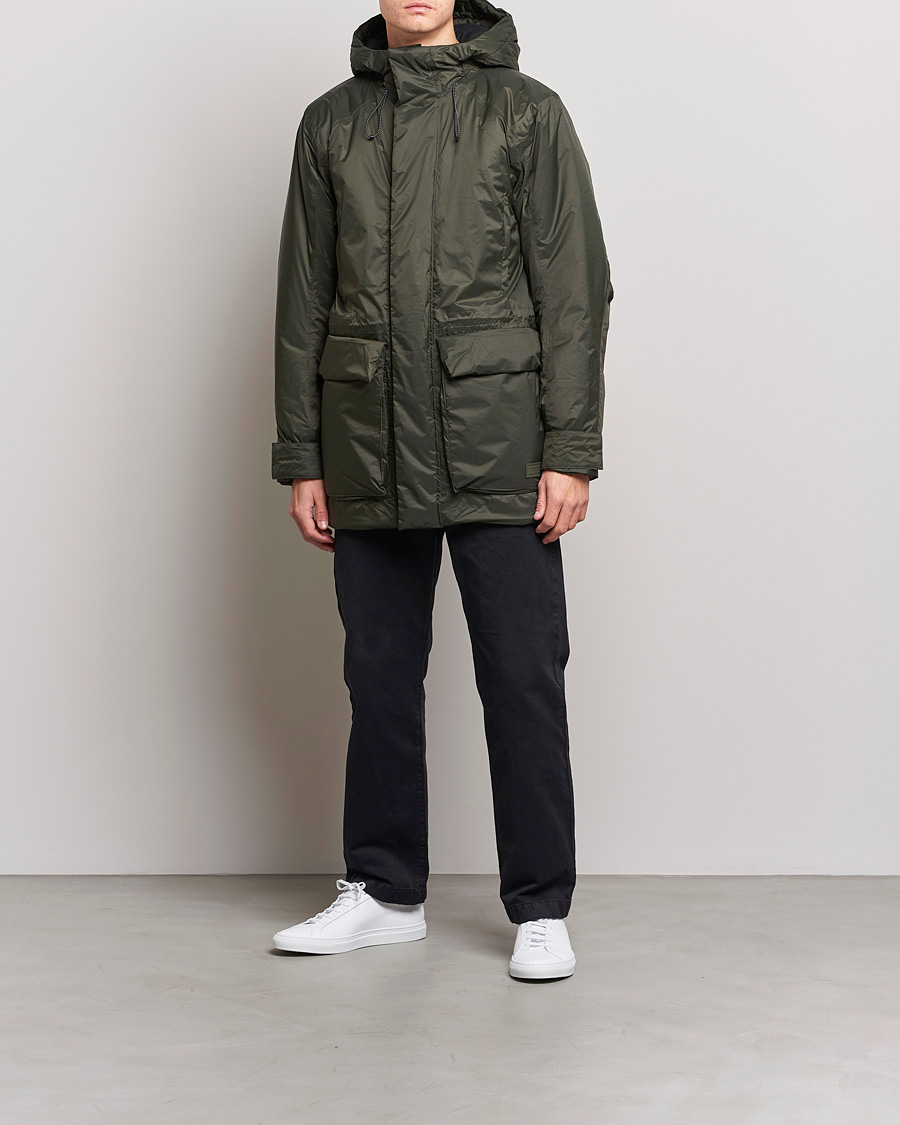 Herre | Jakker | RAINS | Alpine Nylon Parka Green