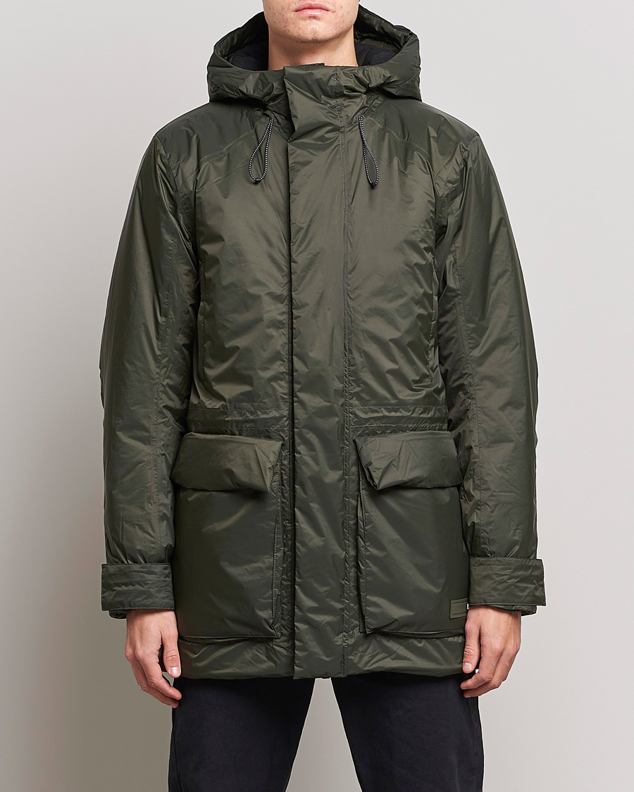 Herre | Jakker | RAINS | Alpine Nylon Parka Green