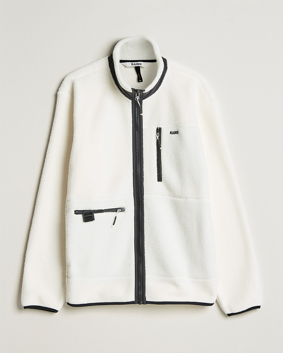 Herre | Trøjer | RAINS | Heavy Fleece Full Zip Jacket Fossil