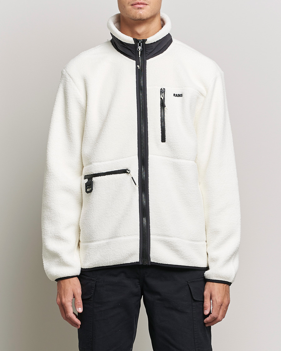 Herre | Trøjer | RAINS | Heavy Fleece Full Zip Jacket Fossil