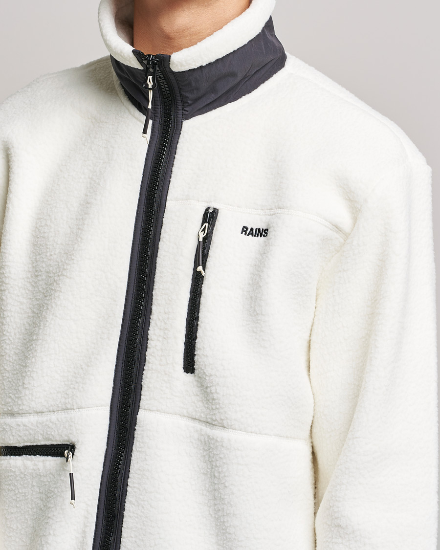 Herre | Trøjer | RAINS | Heavy Fleece Full Zip Jacket Fossil