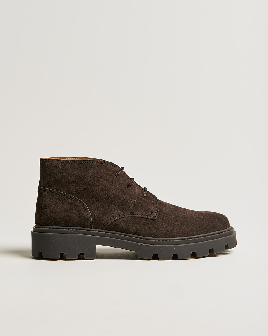 Herre | Tod's Heavy Winter Boots Dark Brown Suede | Tod's | Heavy Winter Boots Dark Brown Suede