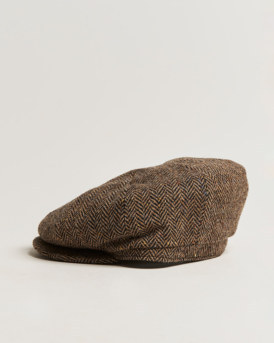 Herre | Lock & Co Hatters Tremelo Wool Cap Black Beige | Lock & Co Hatters | Tremelo Wool Cap Black Beige
