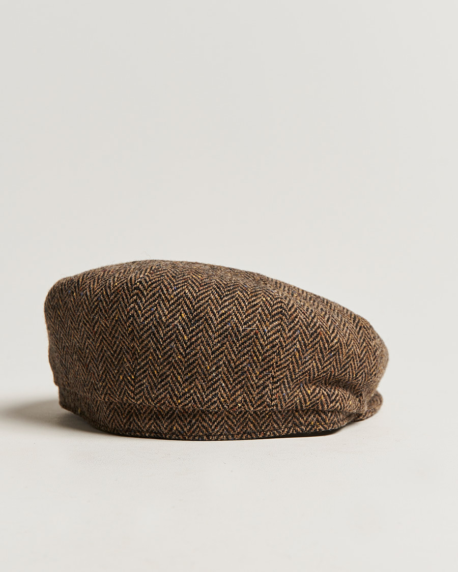Herre | Lock & Co Hatters Tremelo Wool Cap Black Beige | Lock & Co Hatters | Tremelo Wool Cap Black Beige