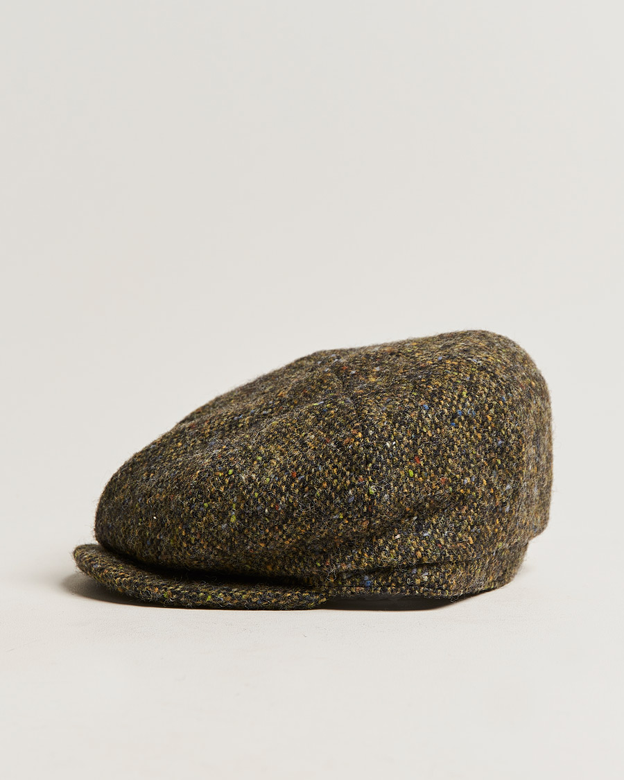 Herre | Lock & Co Hatters Tremelo Wool Cap Green | Lock & Co Hatters | Tremelo Wool Cap Green