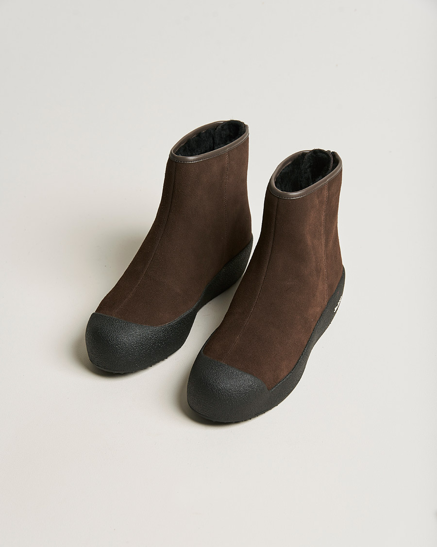 Herre | Sko i ruskind | Bally | Guard II M Curling Boot Coffee