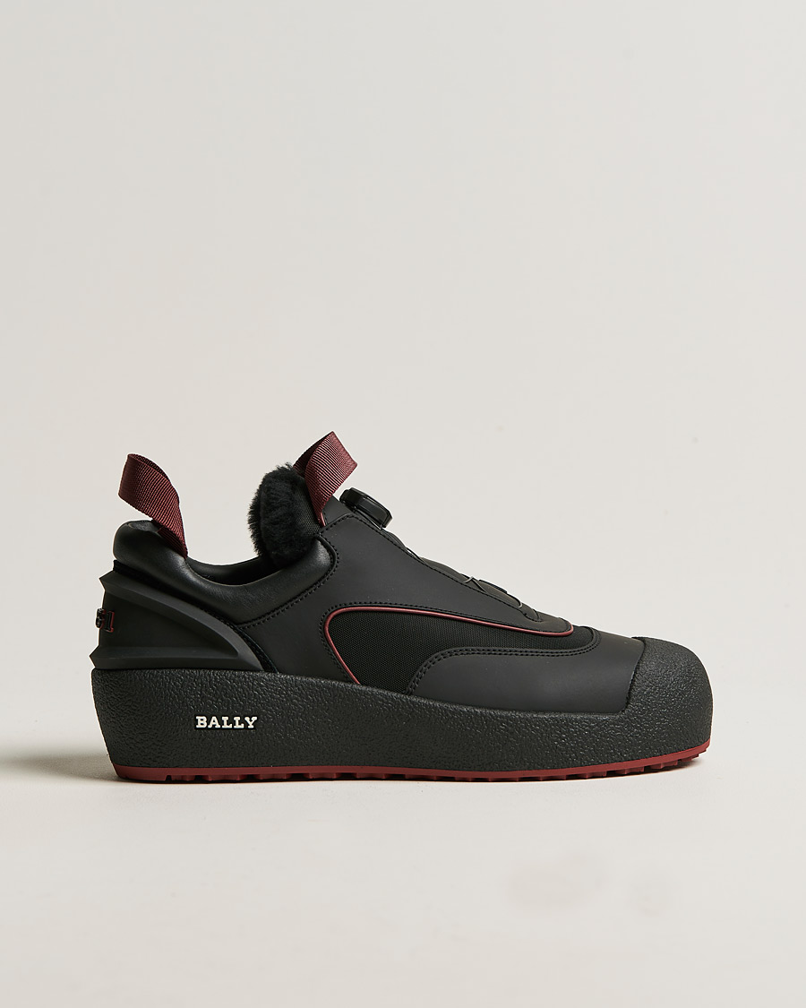 sælge resterende udendørs Bally Curtys Curling Sneaker Black/Heritage Red - CareOfCarl.dk