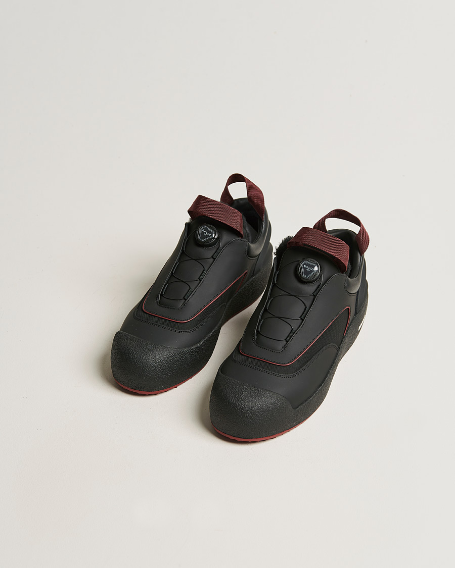 Herre | Sneakers med lavt skaft | Bally | Curtys Curling Sneaker Black/Heritage Red
