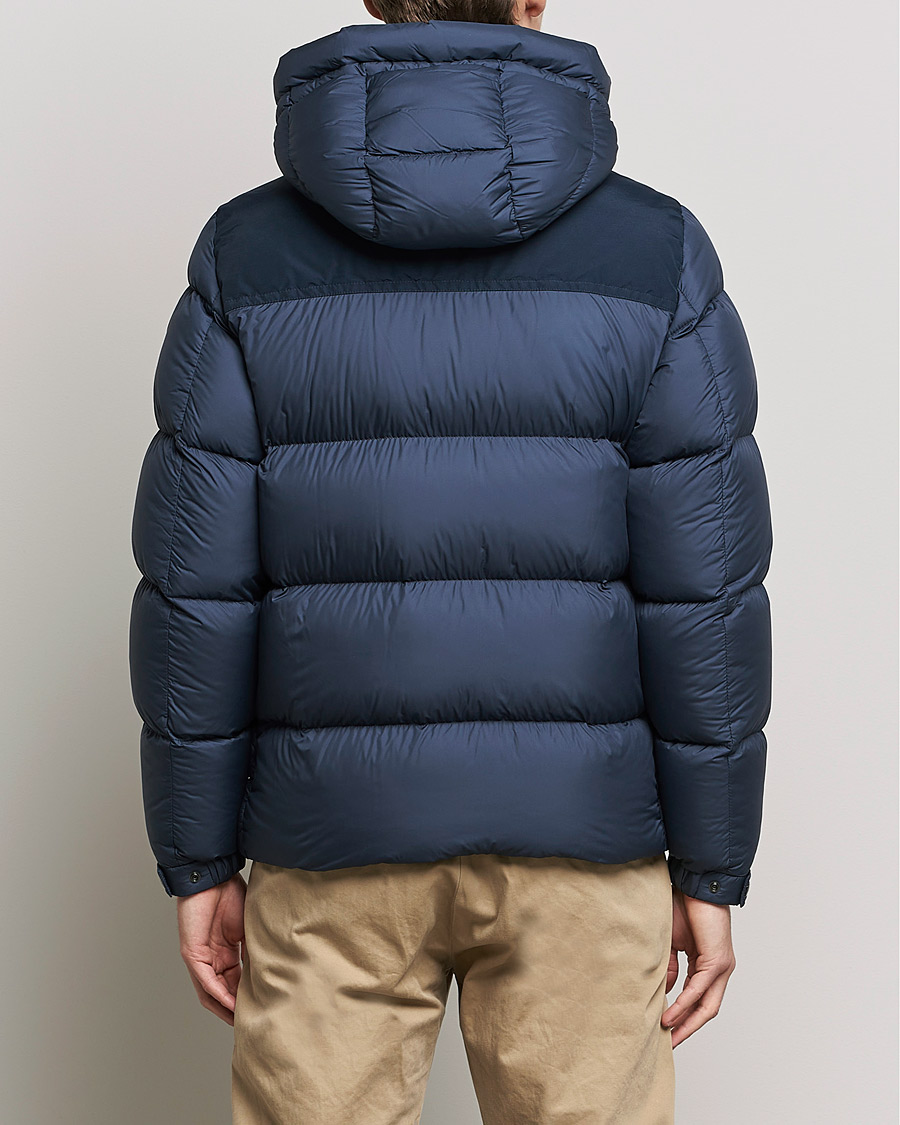 Herre | Jakker | Woolrich | Microfiber Sierra Padded Jacket Melton Blue