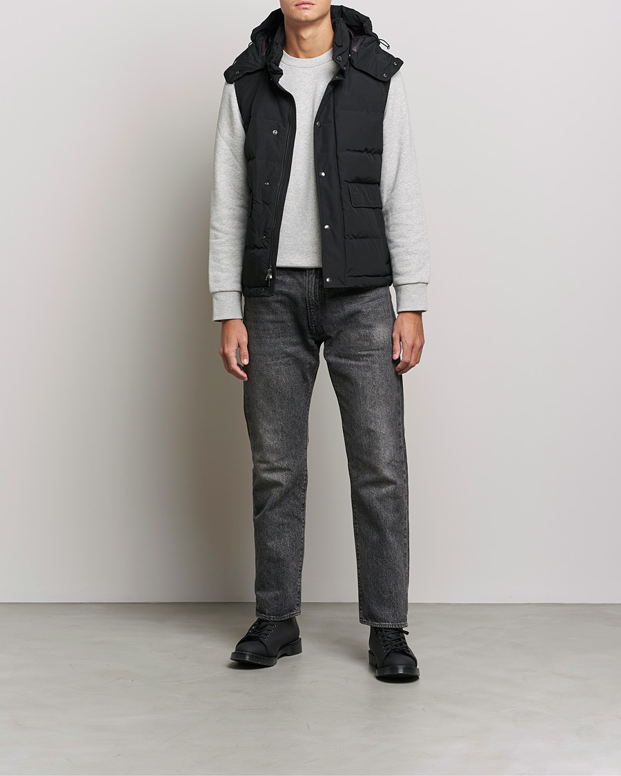 Herre | Jakker | Woolrich | Aleutian Detachable Hooded Vest Black
